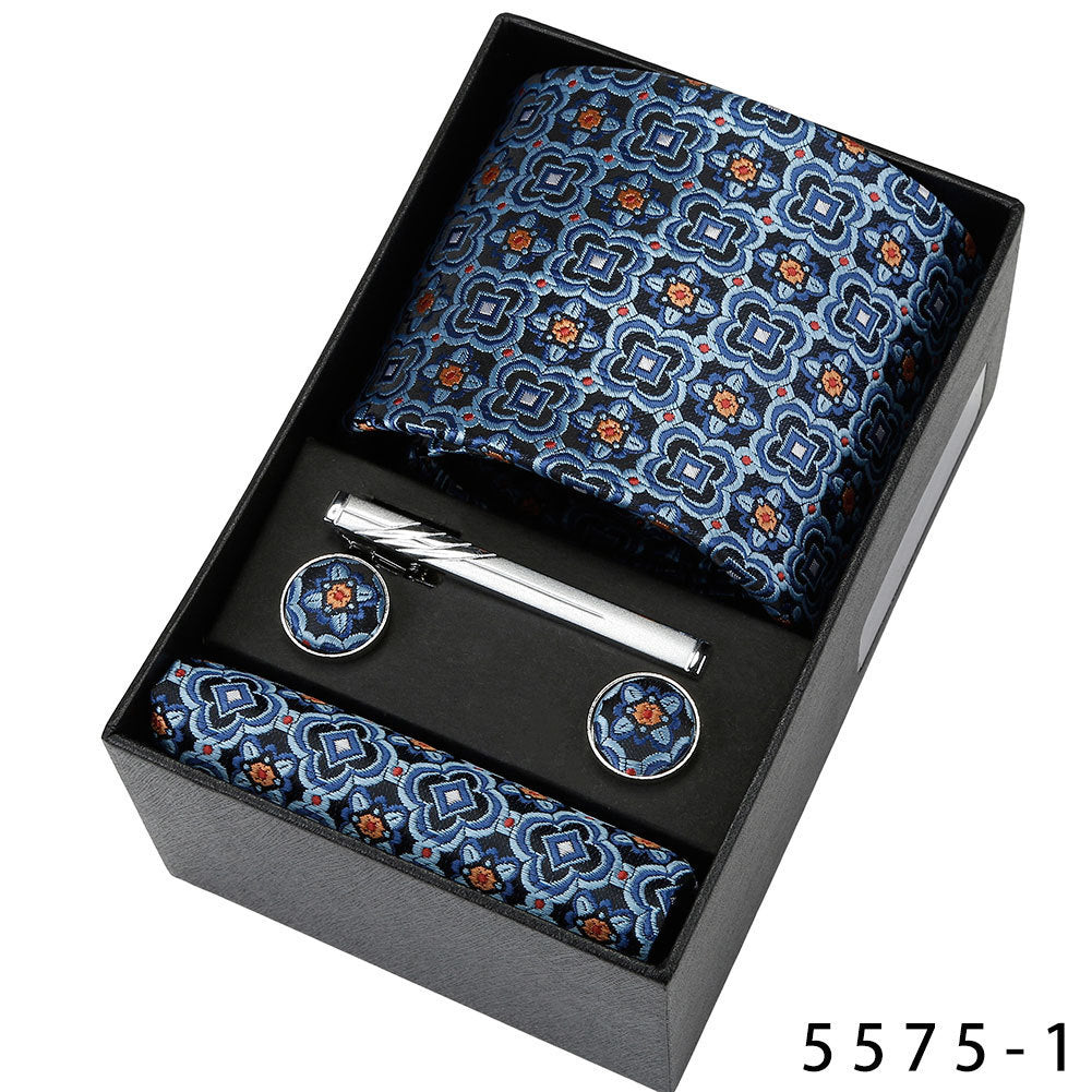 Men's Casual Banquet Five-piece Tie Set
