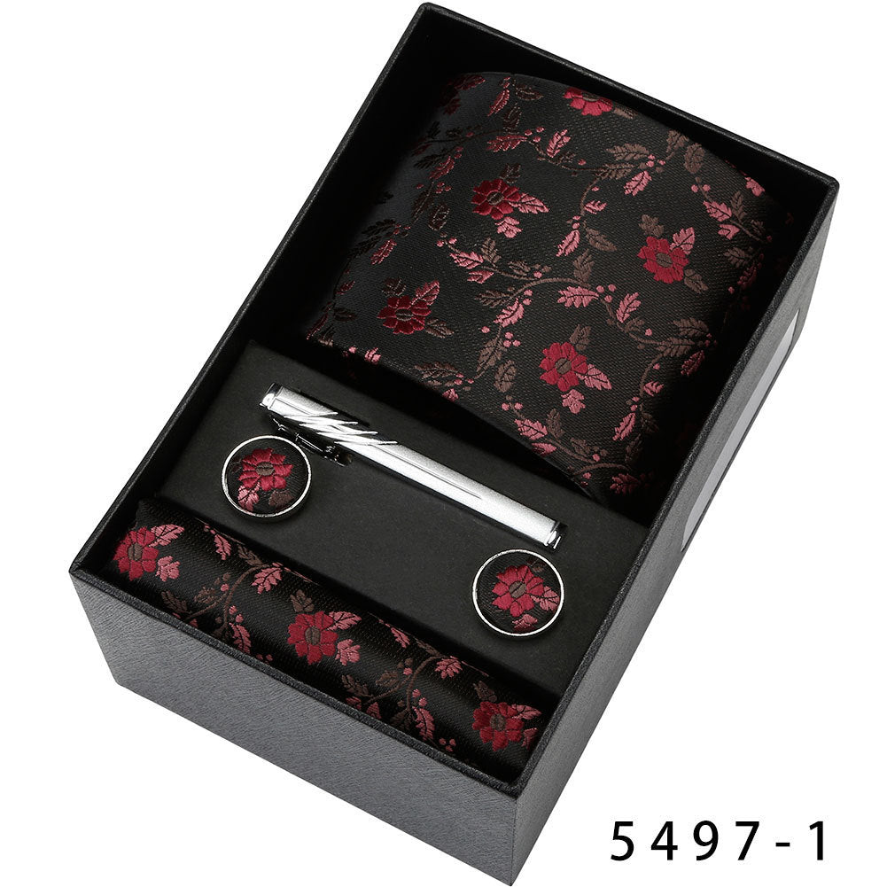 Men's Casual Banquet Five-piece Tie Set