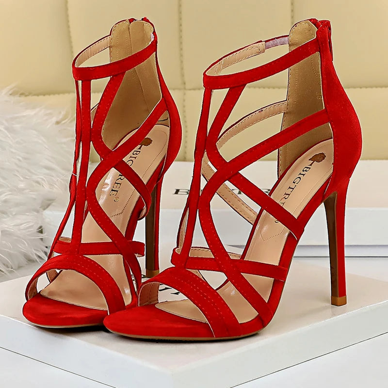 Sexy Roman Style High Heel Women's Stilettos 11 Cm