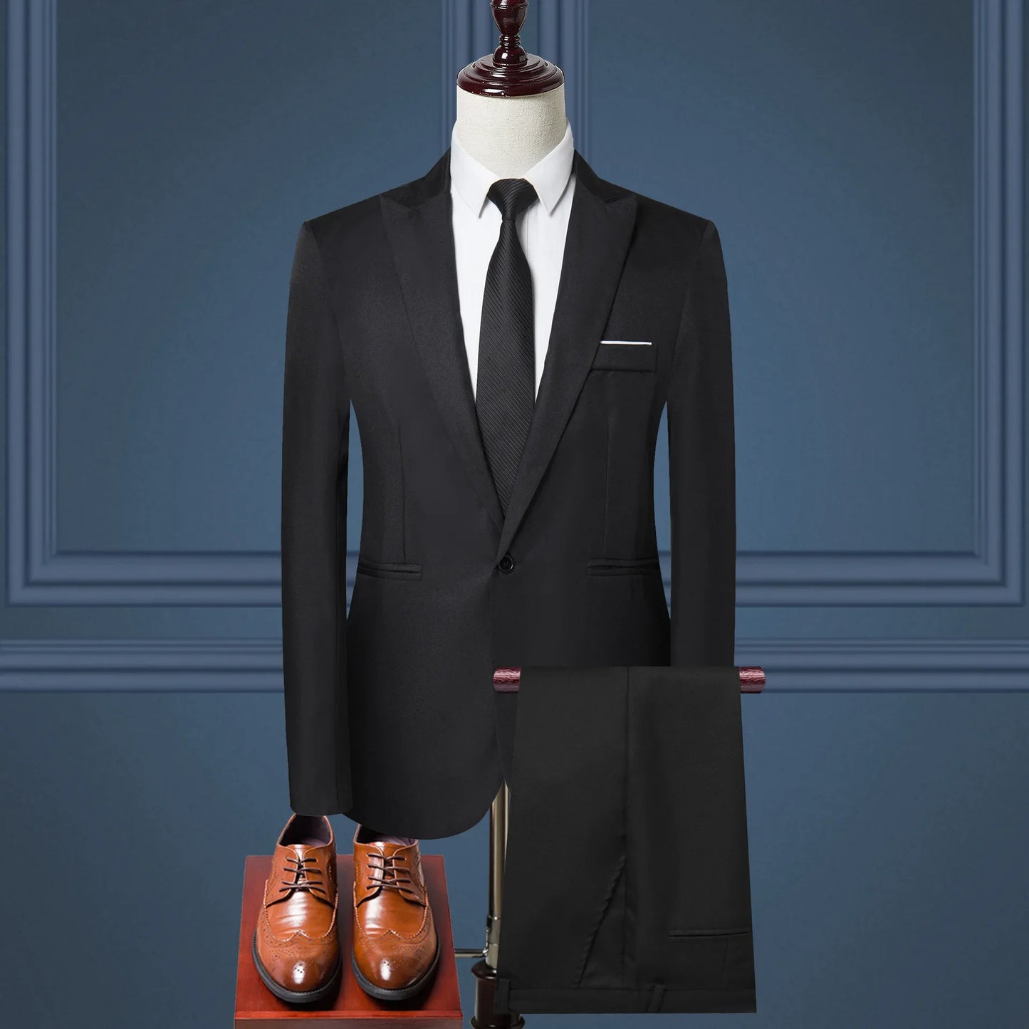 Western-style Tuxedo Two-piece Set