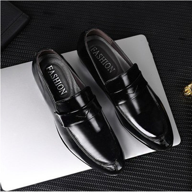 Men's British Pointed Toe Dress Shoes