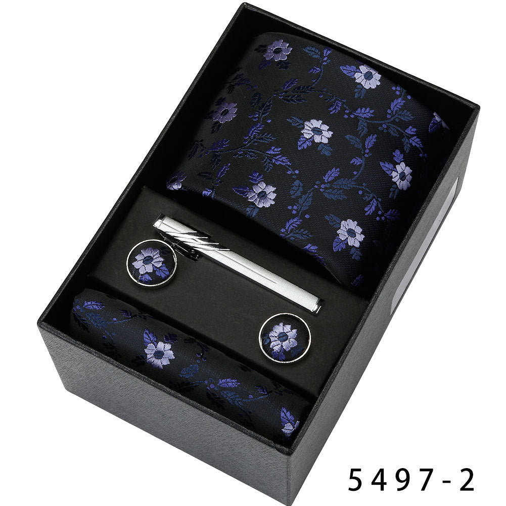 Men's Casual Banquet Five-piece Tie Set