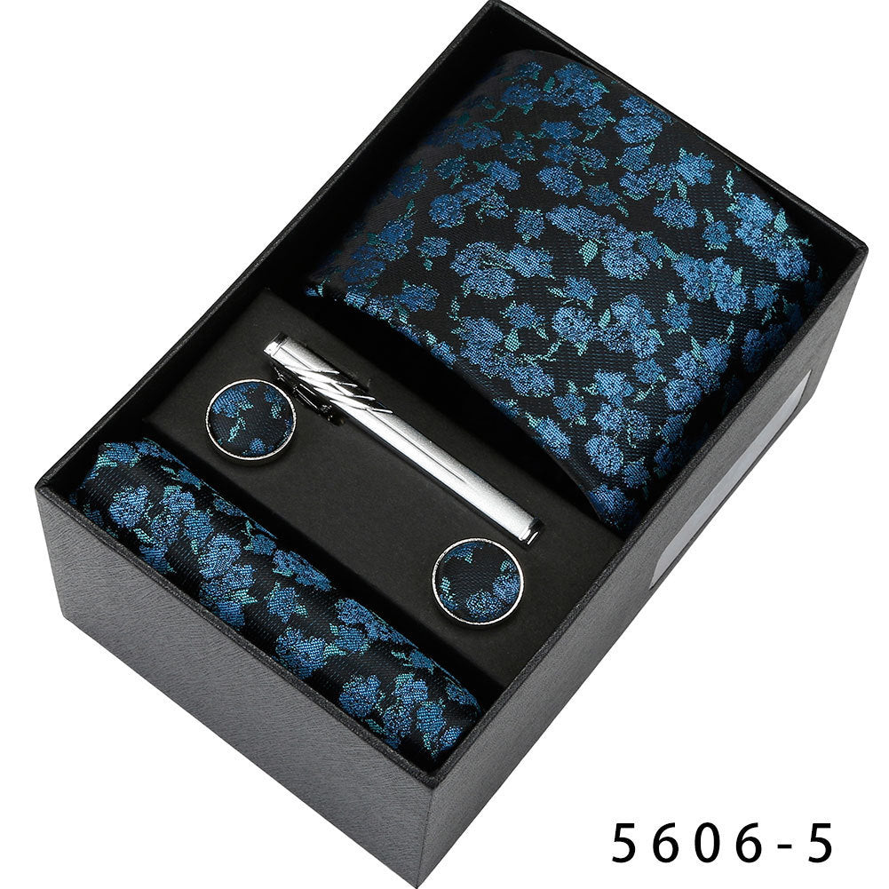 Men's Casual Banquet Five-piece Tie Set