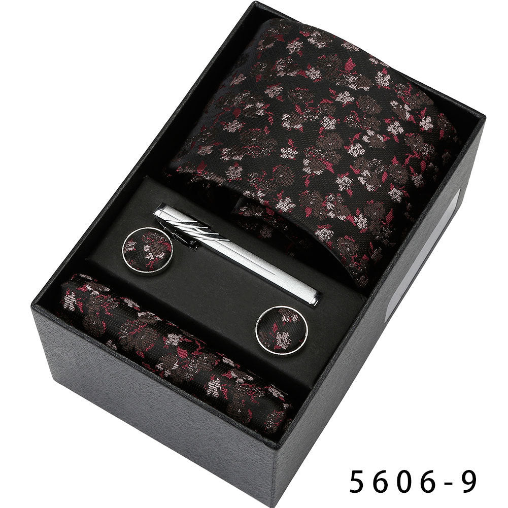 Men's Casual Banquet Five-piece Tie Set