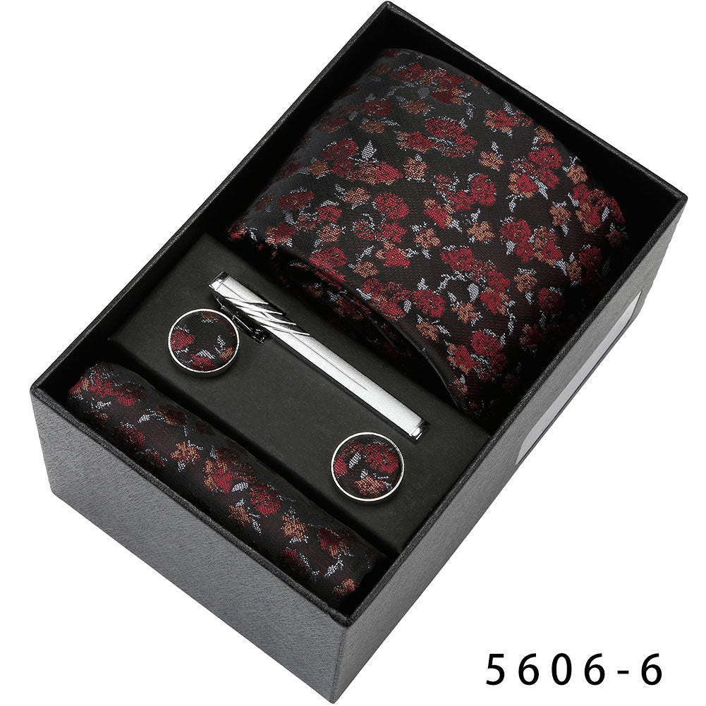 Men's Casual Banquet Five-piece Tie Set