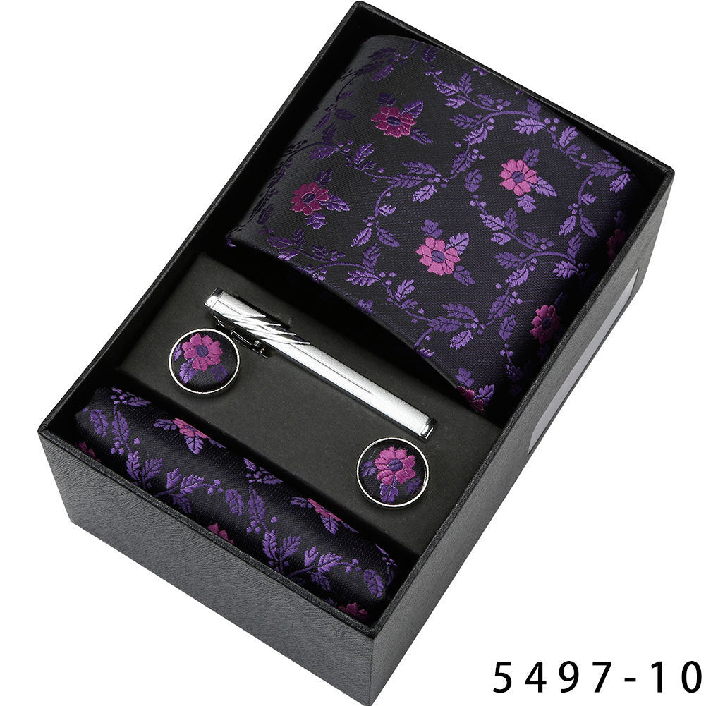 Men's Casual Banquet Five-piece Tie Set