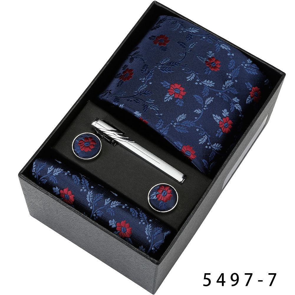 Men's Casual Banquet Five-piece Tie Set