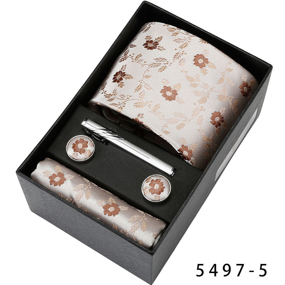 Men's Casual Banquet Five-piece Tie Set