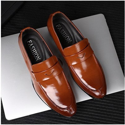 Men's British Pointed Toe Dress Shoes