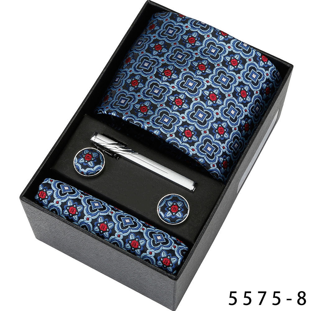 Men's Casual Banquet Five-piece Tie Set