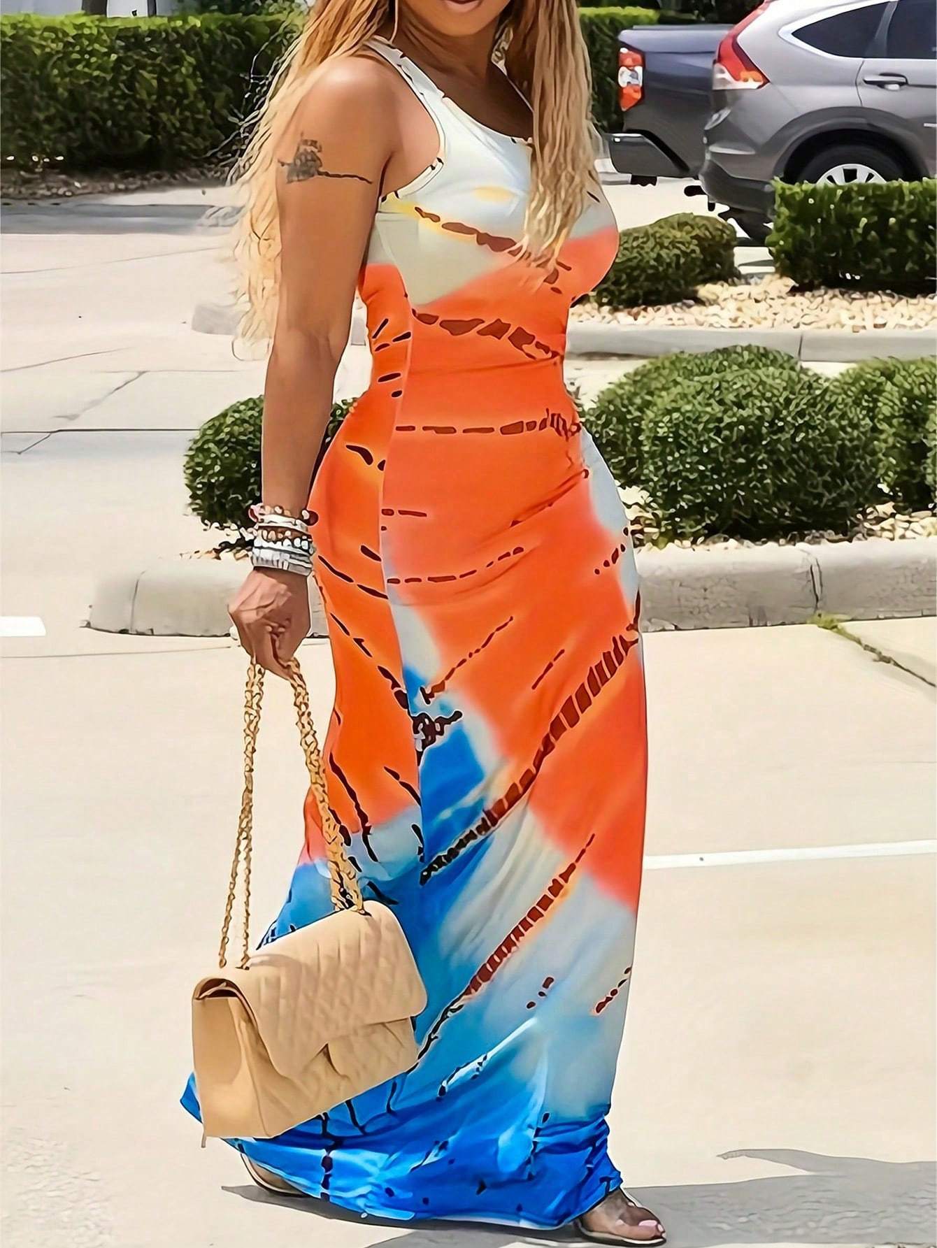 Women Fashionable Long Maxi Dress