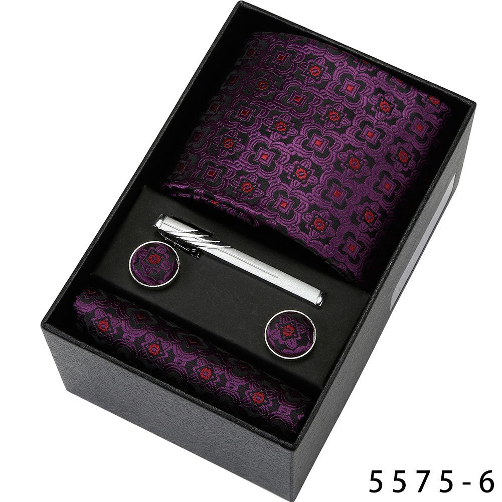 Men's Casual Banquet Five-piece Tie Set