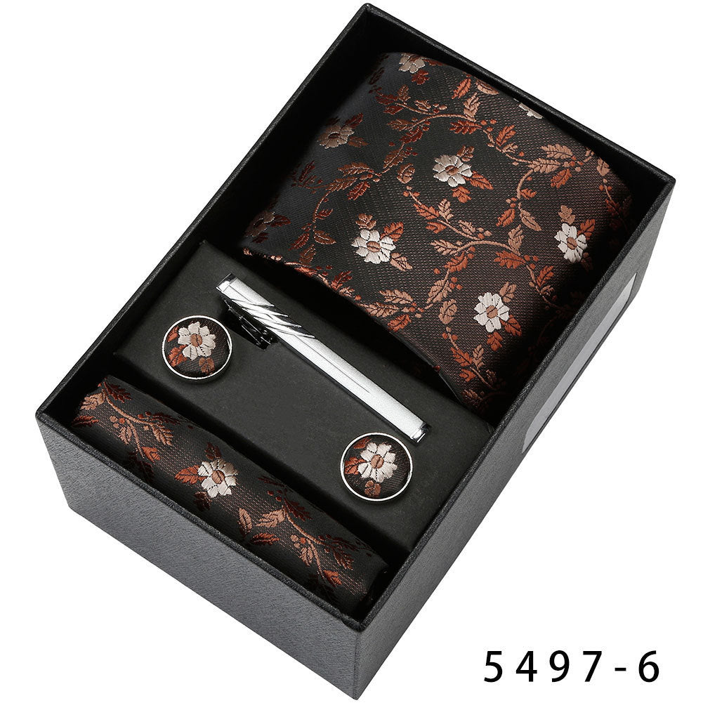 Men's Casual Banquet Five-piece Tie Set