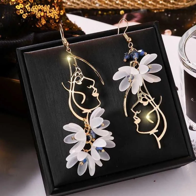 Red Rose Fashion Drop Earrings