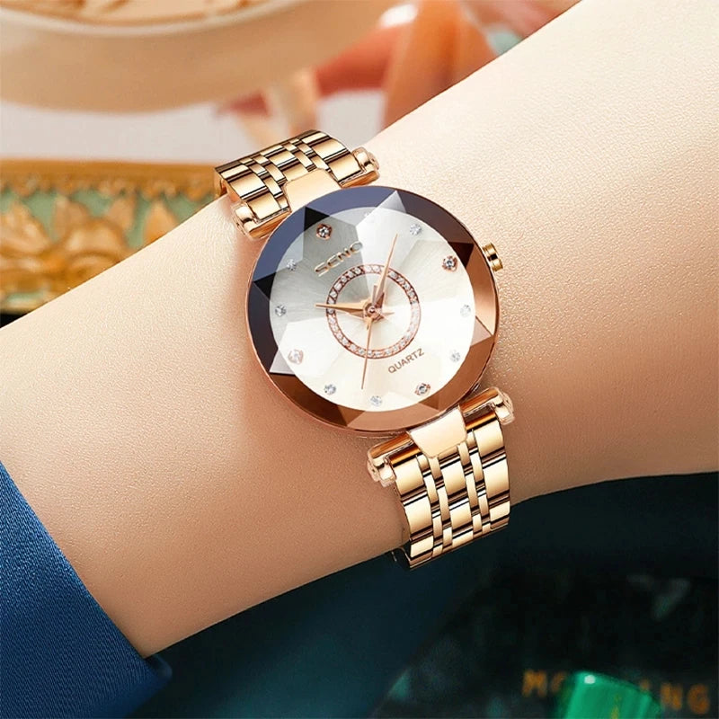 Ladies Luxury Waterproof Wrist Watch