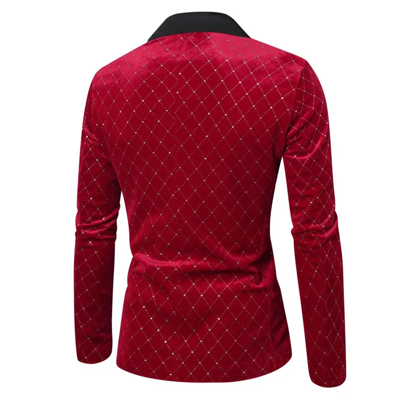 Men's Single-button  Luxury Blazers