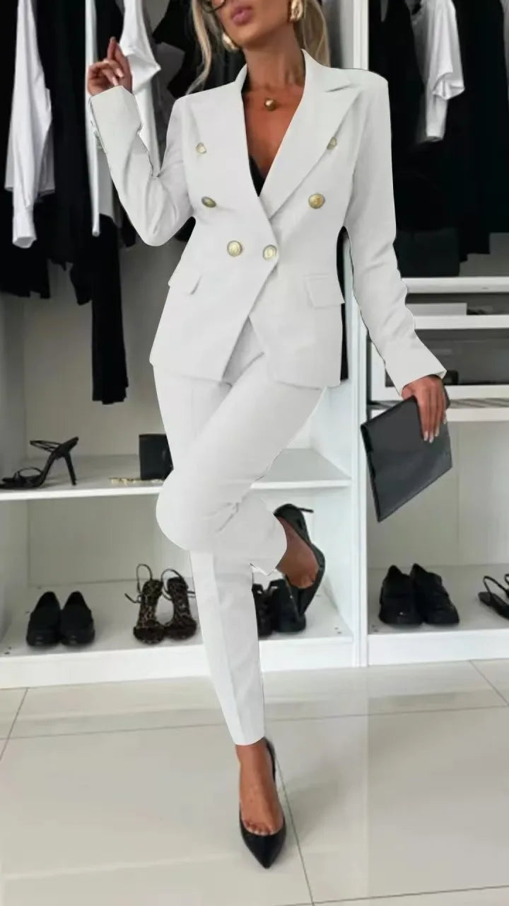 Elegant 2 Piece Pants Suit Set