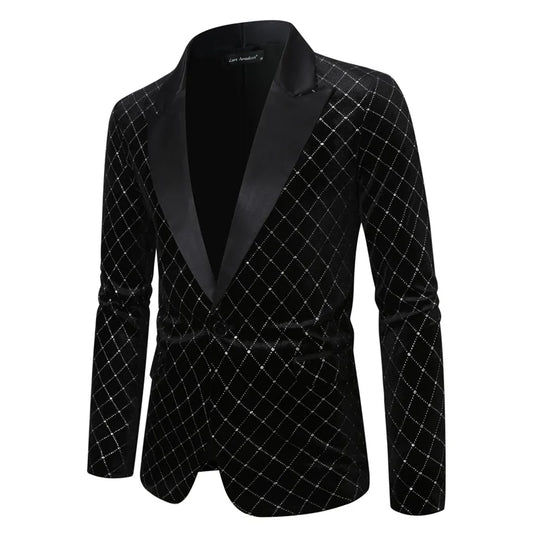 Men's Single-button  Luxury Blazers