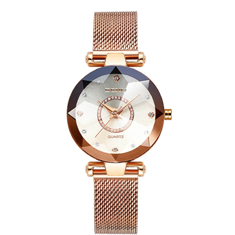 Ladies Luxury Waterproof Wrist Watch