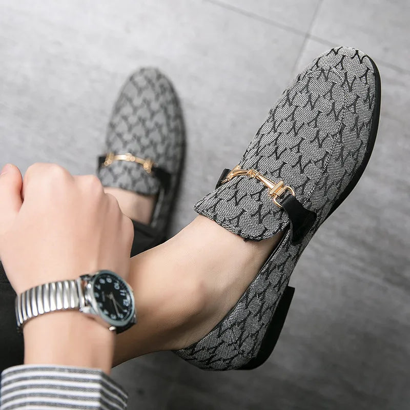 Classic Luxury Man Moccasin  Fashion Designer  Loafers