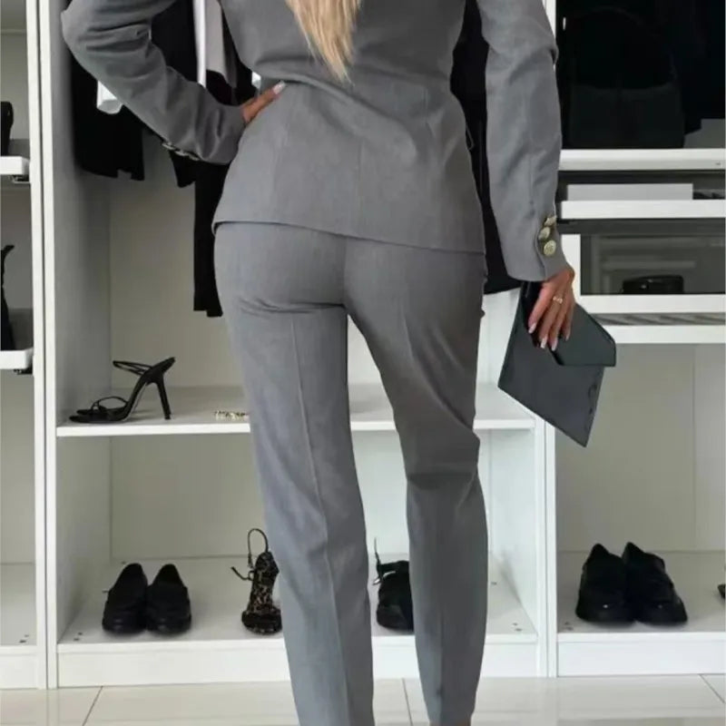 Elegant 2 Piece Pants Suit Set