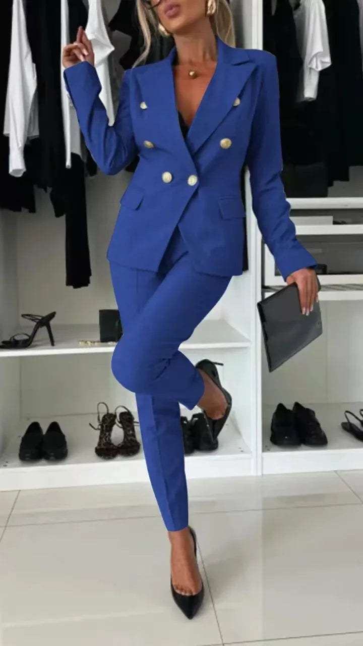 Elegant 2 Piece Pants Suit Set
