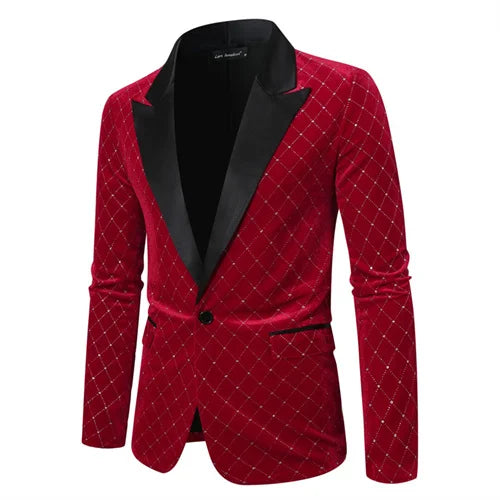 Men's Single-button  Luxury Blazers