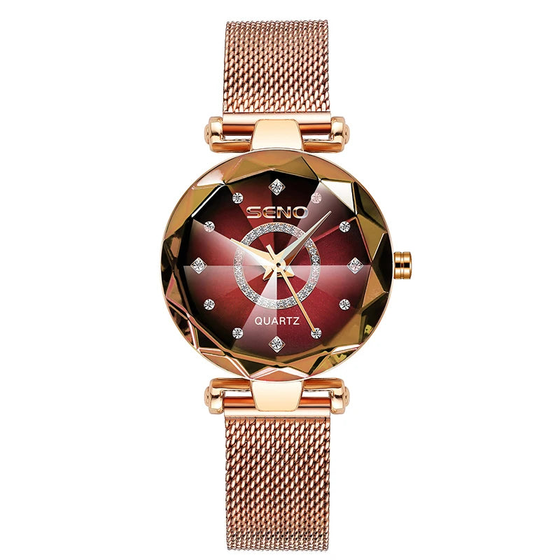 Ladies Luxury Waterproof Wrist Watch