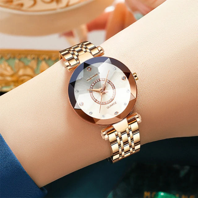 Ladies Luxury Waterproof Wrist Watch