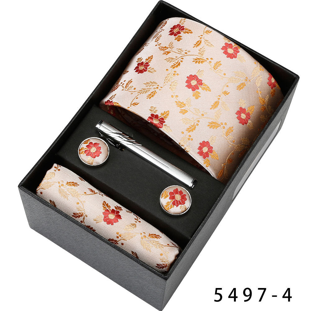 Men's Casual Banquet Five-piece Tie Set