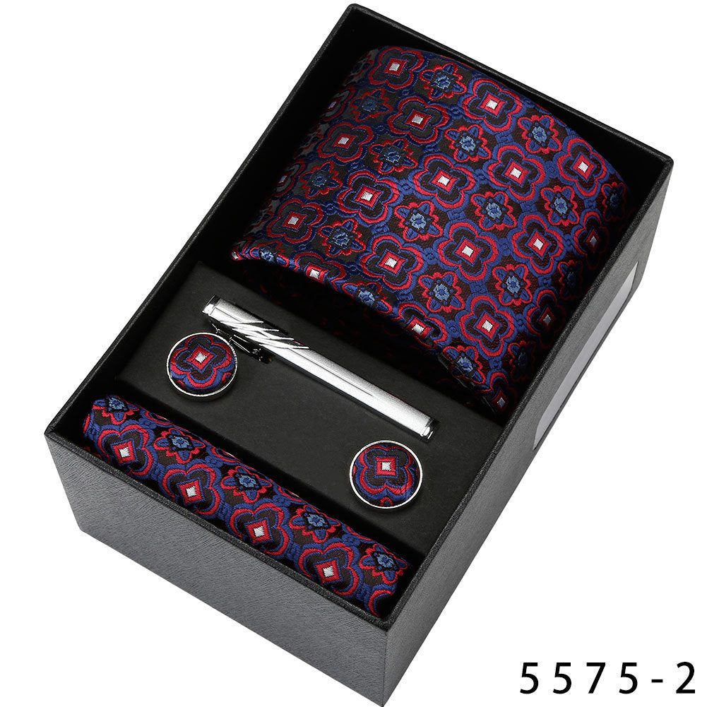 Men's Casual Banquet Five-piece Tie Set