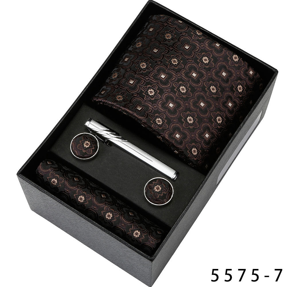 Men's Casual Banquet Five-piece Tie Set